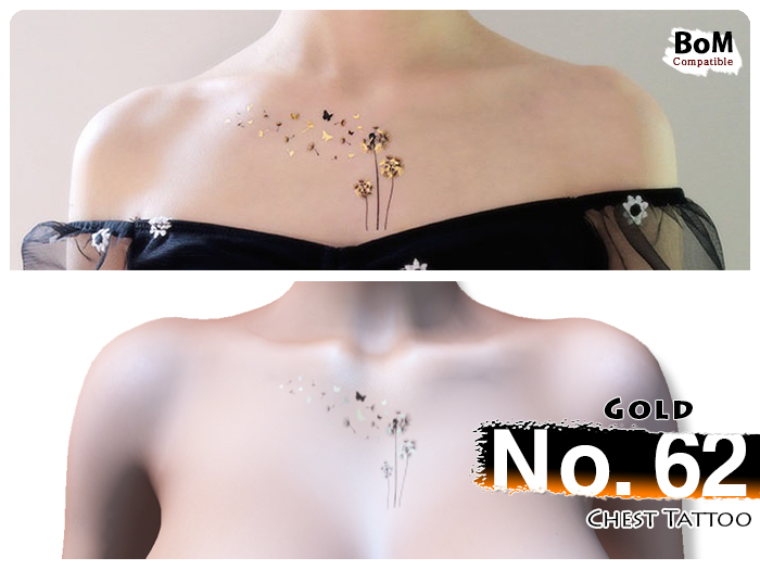 (Chest Tattoo) No.62 Gold