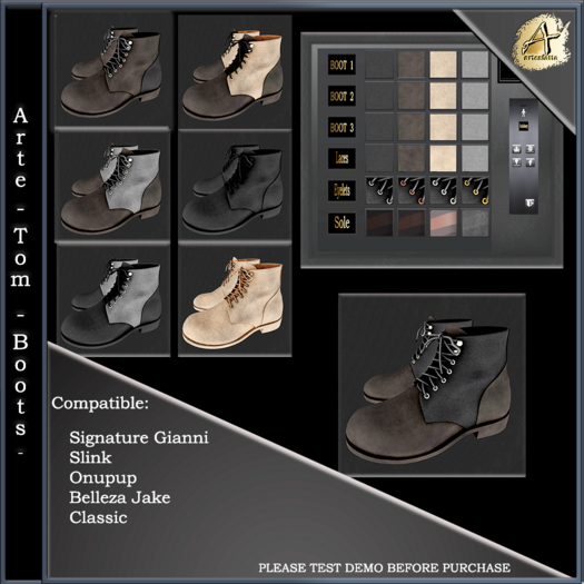 Arte bag - Tom - Boots