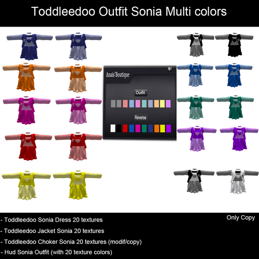 Toddleedoo Outfit Sonia Multi colors