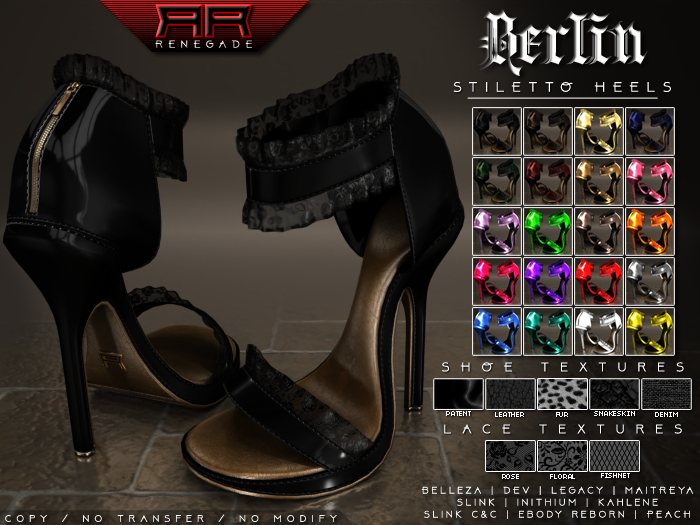 [Renegade] Berlin Stiletto Heels