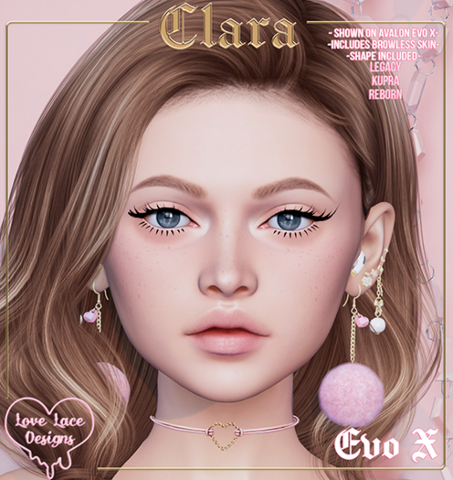 ::LL:: Clara Skin // Porcelain