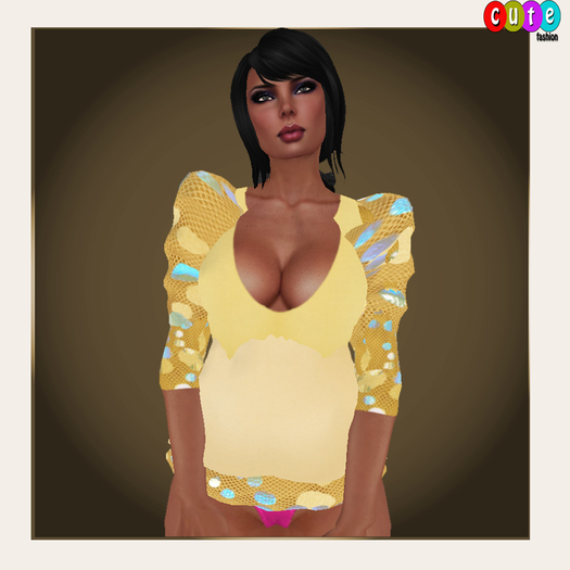 *Cute*_Kuck yellow blouses