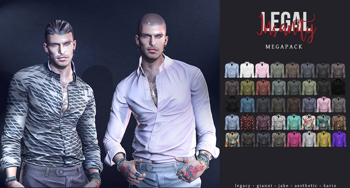 Legal Insanity - Kenneth shirts MEGAPACK