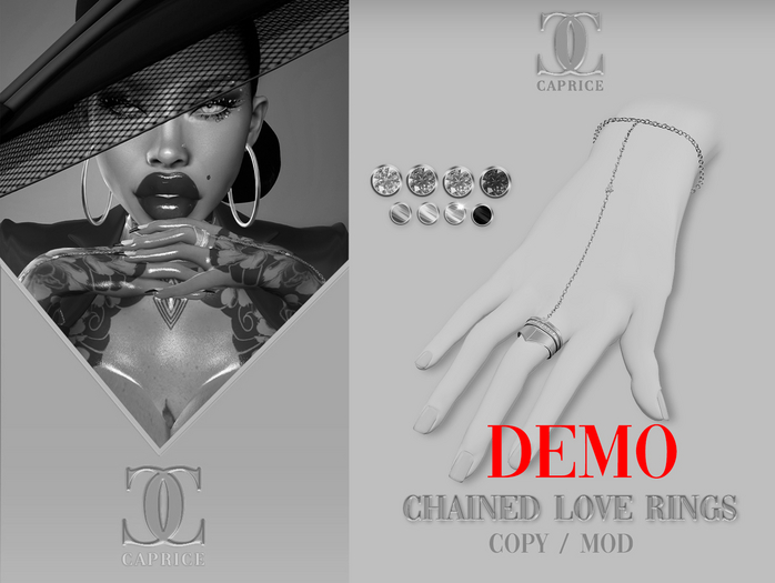 CAPRICE - Chained Love Rings DEMO