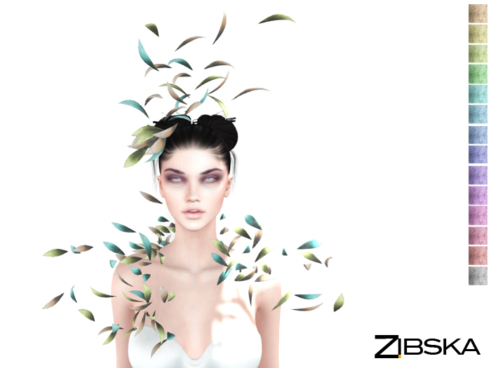 Zibska ~ Ailbhe color change headpiece and collar