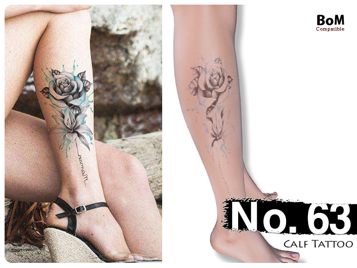 (Calf Tattoo) No.63 - BoM