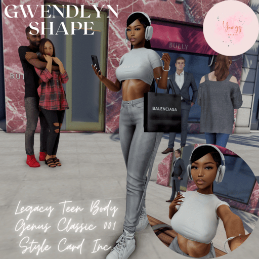 Yangg.Co愛 - Gwendlyn Teen Shape