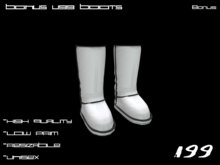 UGG Boots - White [B] (other colours - inworld store) SALE!