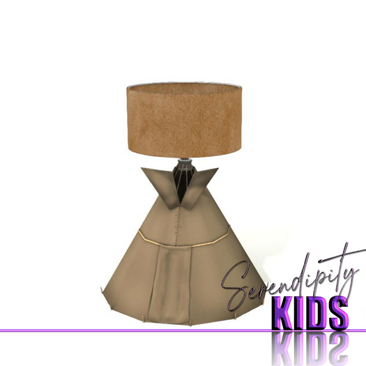 Serendipity Kids - Lil Warriors BR TeePee Lamp
