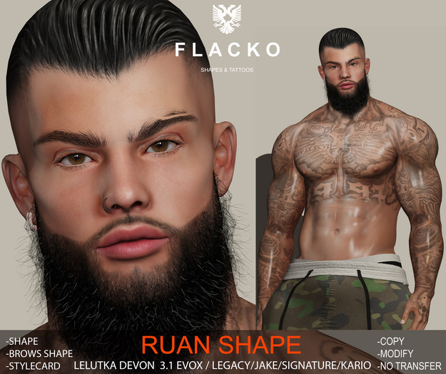 Flacko - Shape Ruan Lelutka Devon 3.1 EvoX .