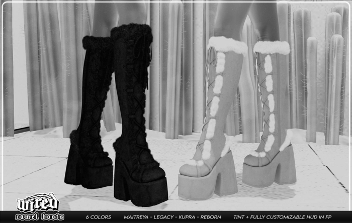 wired. Camel Boots - DEMO