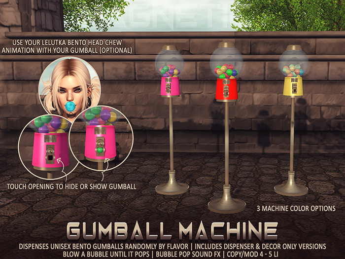Magnetic - Gumball Machine (updated)
