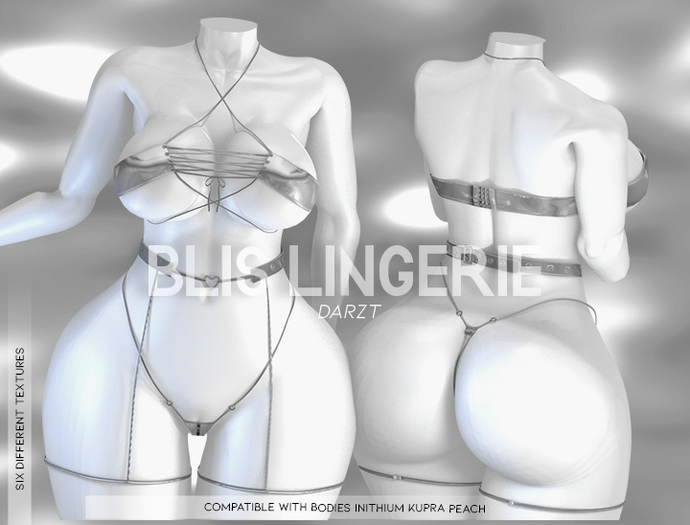 l DARZT l BLIS LINGERIE I WHITE I INITHIUM & PEACH