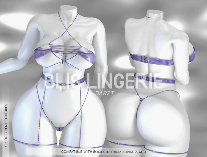 l DARZT l BLIS LINGERIE I PURPLE I INITHIUM & PEACH