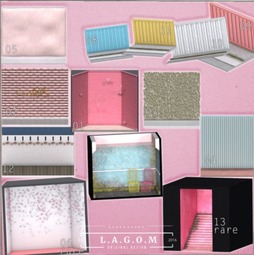 LAGOM - Colorbomb Backdrops - [Hearts] #01 