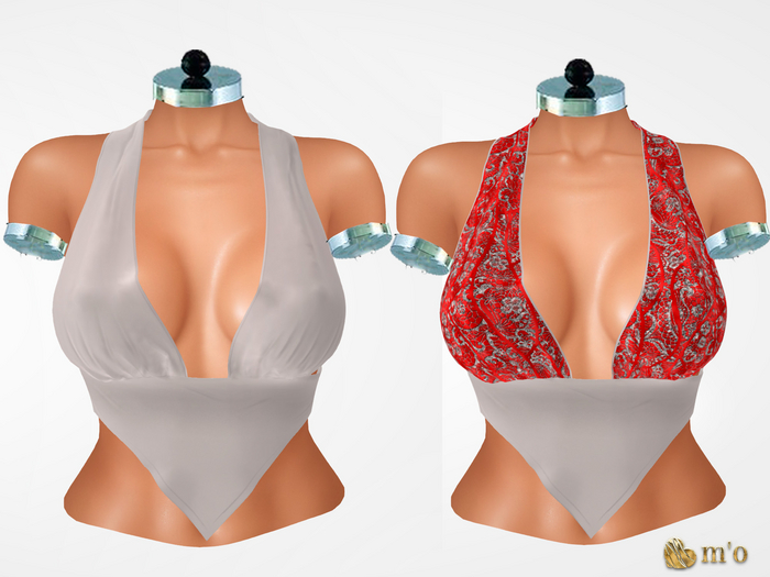 [m'o] Camela Top White (Add)