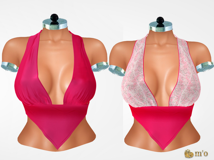 [m'o] Camela Top Strawberry (Add)
