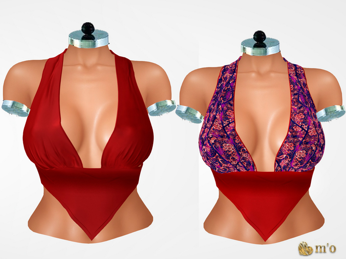 [m'o] Camela Top Red (Add)