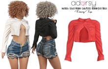 adorsy - Emery Top Red - Maitreya/Legacy-Nerido/Lara Petite/Reborn-Juicy-Rolls