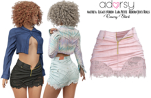 adorsy - Emery Skirt Soft Pink - Maitreya/Legacy-Nerido/Lara Petite/Reborn-Juicy-Rolls