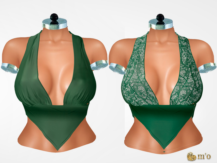 [m'o] Camela Top Green (Add)
