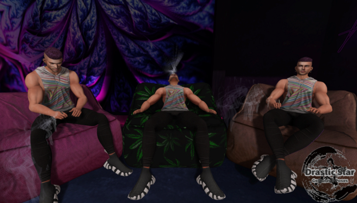 DSGP ~ Smoke Chair Pose Set