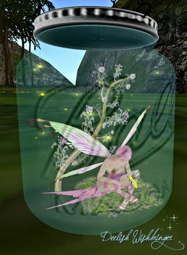 Spring Fairy Mason Jar