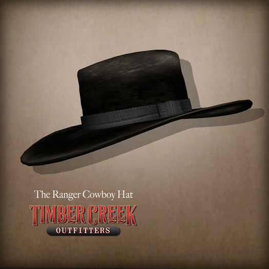 [Timber Creek] The Ranger Cowboy Hat-Midnight