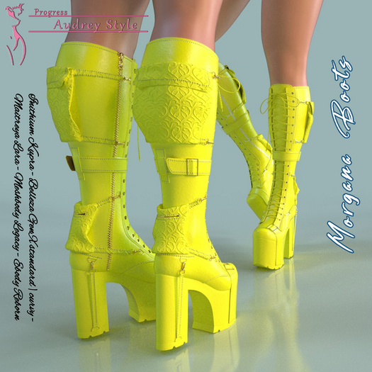 .:: AS ::. Morgana Boots - Yellow