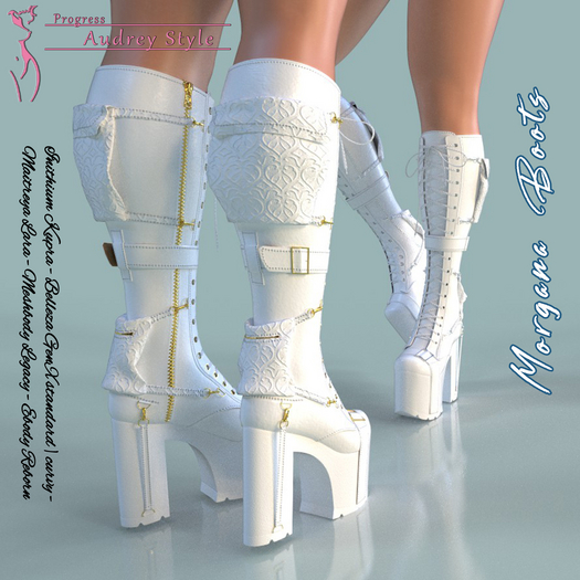 .:: AS ::. Morgana Boots - White