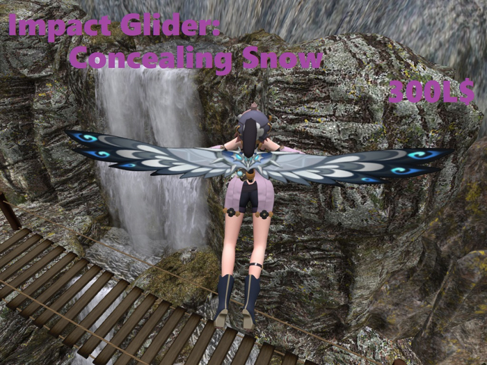 Impact Glider Concealing Snow