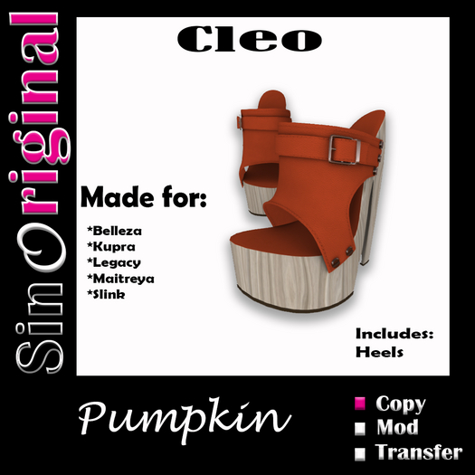 Cleo [ADD to UNPACK] - PUMPKIN