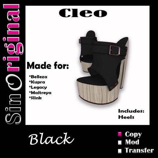 Cleo [ADD to UNPACK] - BLACK