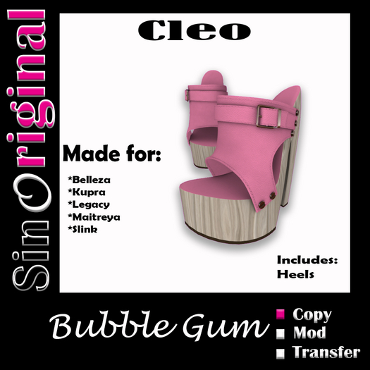 Cleo [ADD to UNPACK] - BUBBLE GUM