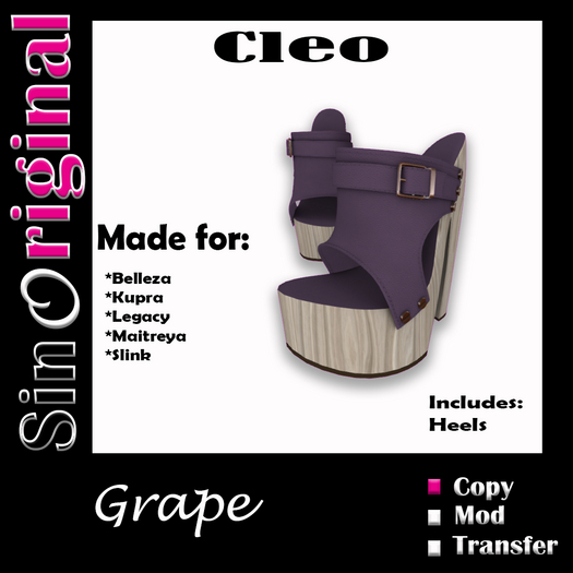 Cleo [ADD to UNPACK] - GRAPE