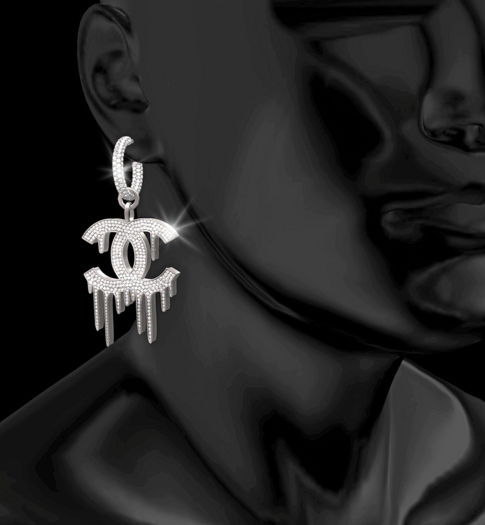 [B7] Earrings B7  Ch337l
