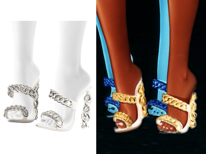 YALLA ~ Neima Heels [WHITE]