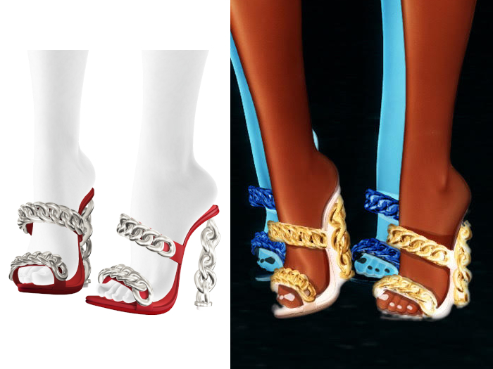 YALLA ~ Neima Heels [RED]