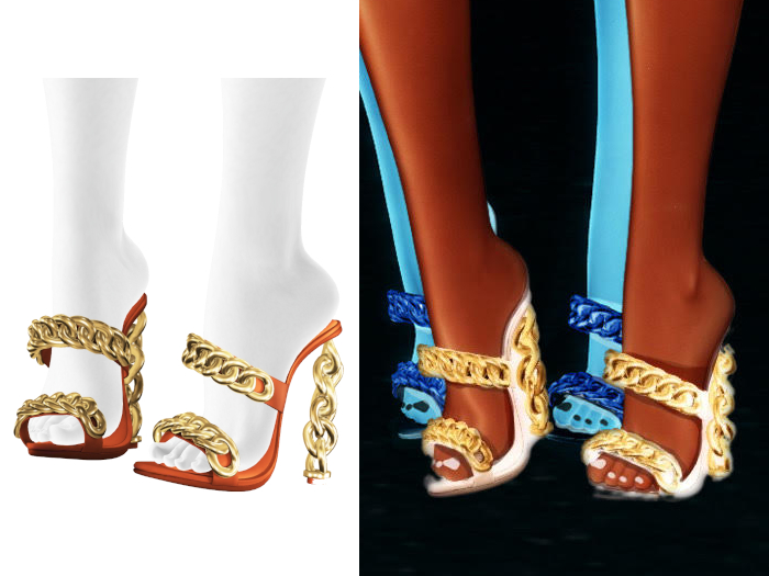 YALLA ~ Neima Heels [ORANGE]