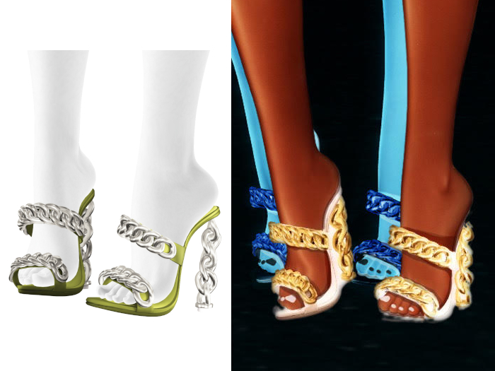 YALLA ~ Neima Heels [GREEN]