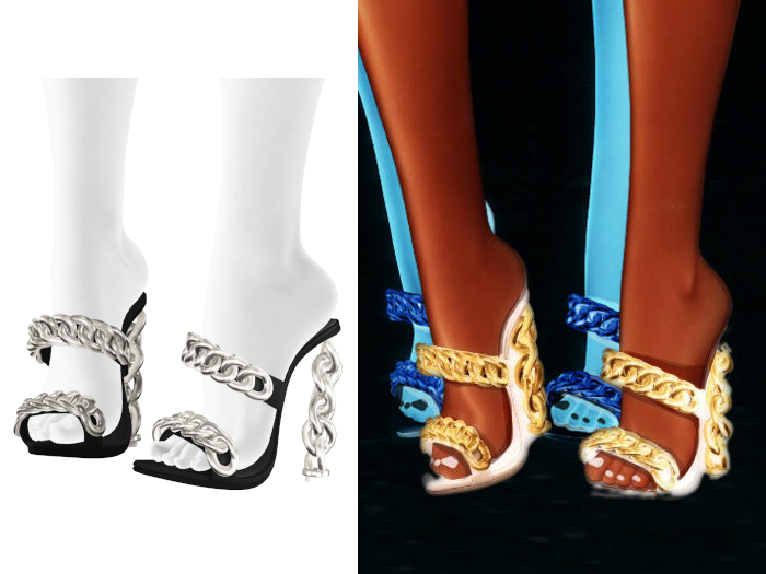 YALLA ~ Neima Heels [BLACK]