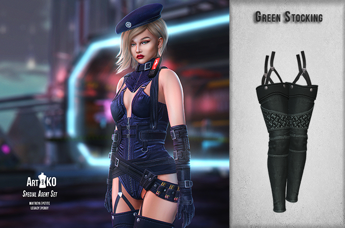 Art&Ko - Special Agent Set - Green Stocking