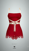 -Pixicat- Rita Dress (Red)