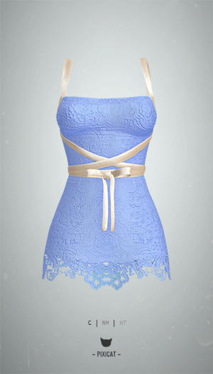 -Pixicat- Rita Dress (LightBlue)
