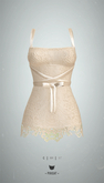-Pixicat- Rita Dress (Cream)