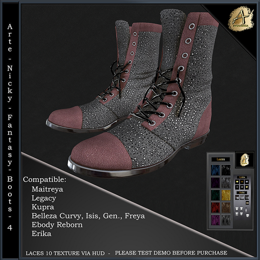 Arte - Nicky Fantasy 4 - Boot