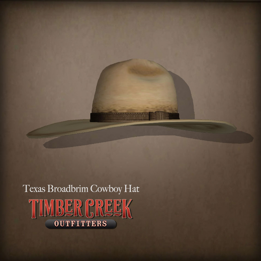 [Timber Creek] Texas Broadbrim Cowboy Hat-Dust