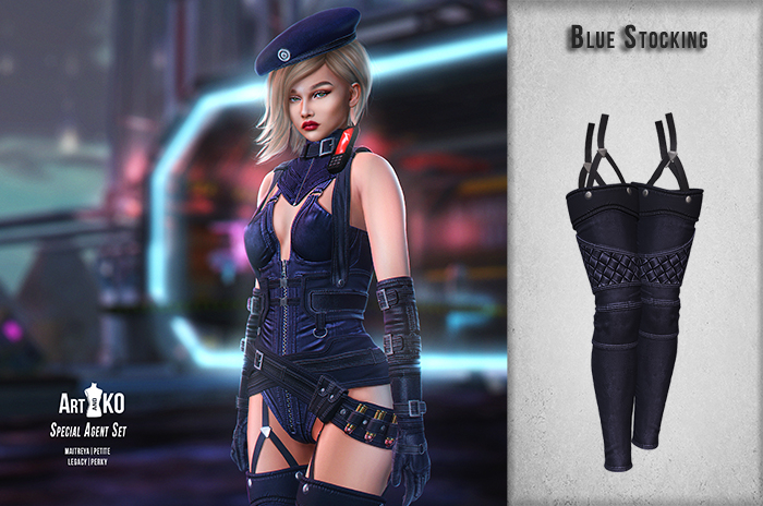 Art&Ko - Special Agent Set - Blue Stocking