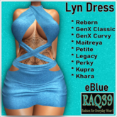 [R39] Lyn Dress-eBlue