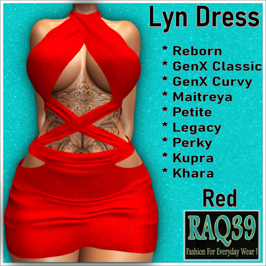 [R39] Lyn Dress-Red